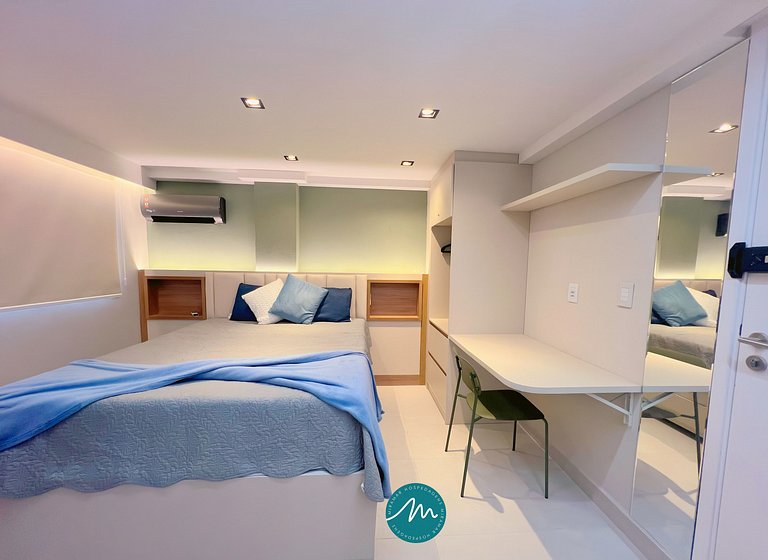 Flat p/ 3 pessoas no Cabo Branco