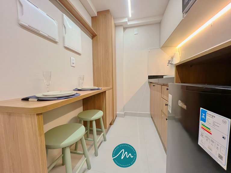 Flat p/ 3 pessoas no Cabo Branco