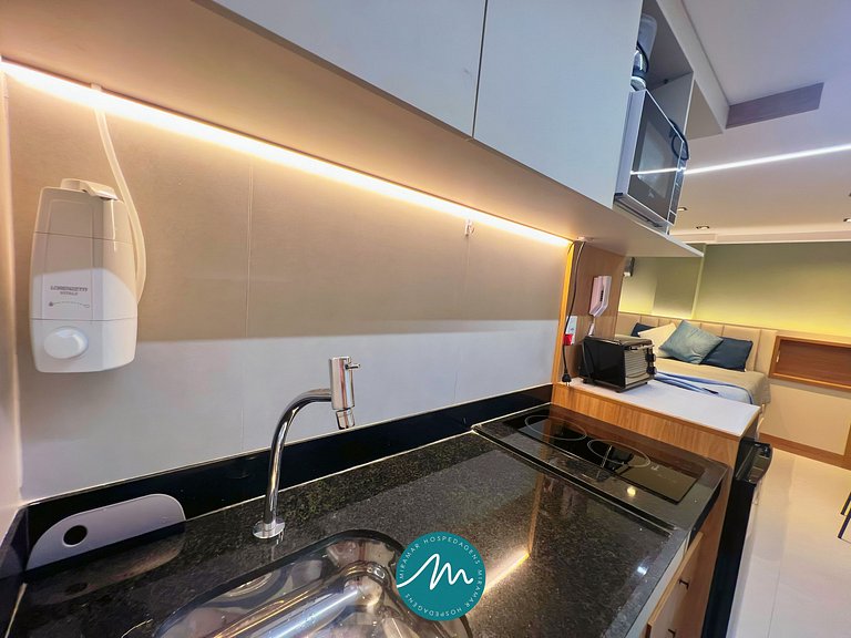 Flat p/ 3 pessoas no Cabo Branco