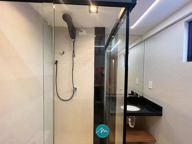 Flat p/ 3 pessoas no Cabo Branco