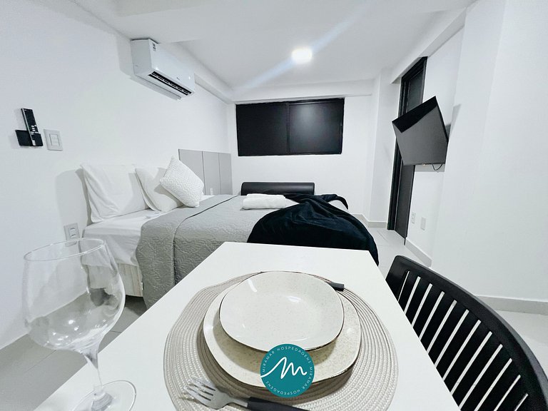 Flat p/ 4 pessoas no Cabo Branco