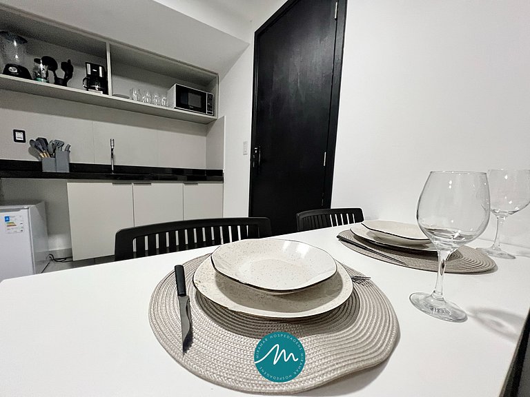 Flat p/ 4 pessoas no Cabo Branco - MH