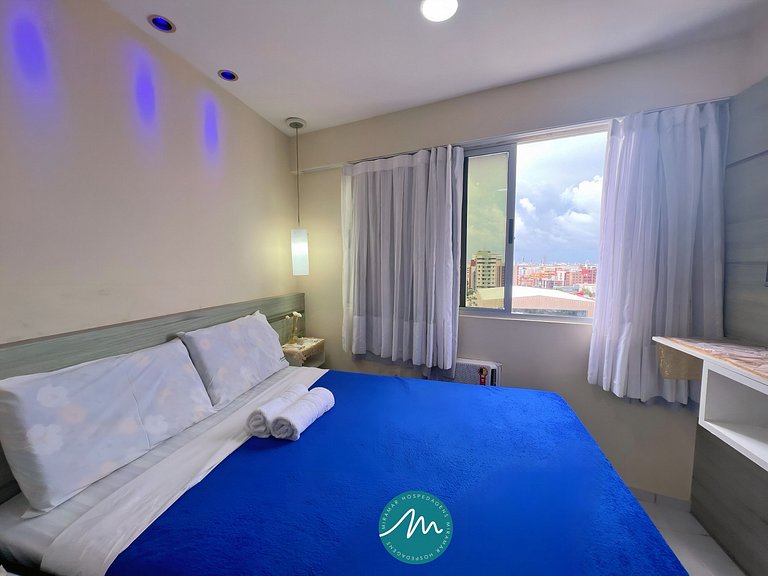 Apart. a 500 metros da Praia