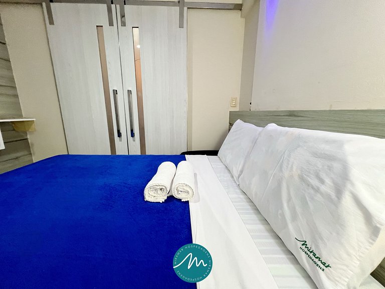 Apart. a 500 metros da Praia