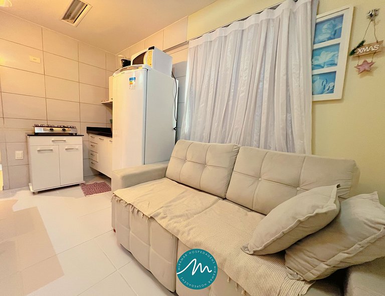 Apart. a 500 metros da Praia