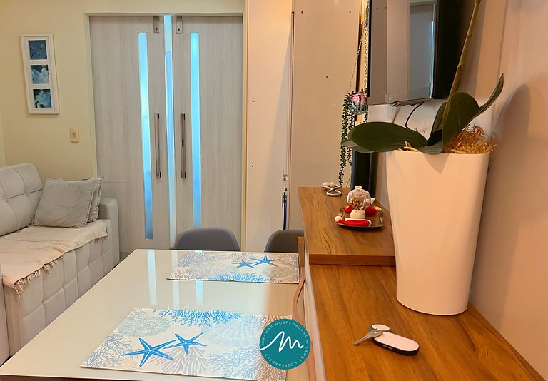 Apart. a 500 metros da Praia