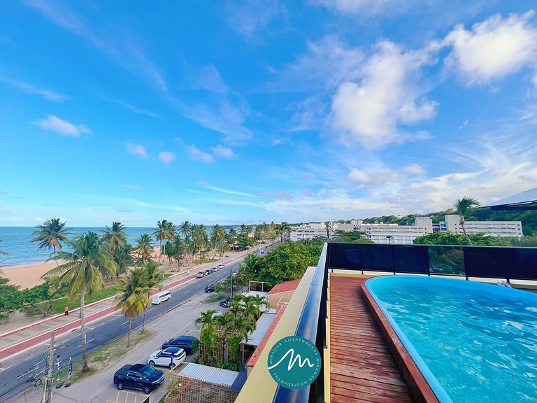 Apart.c/Terraço e Piscina Privativa em Cabo Branco