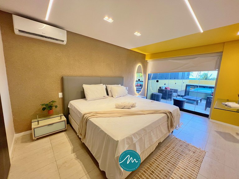 Apart.c/Terraço e Piscina Privativa em Cabo Branco