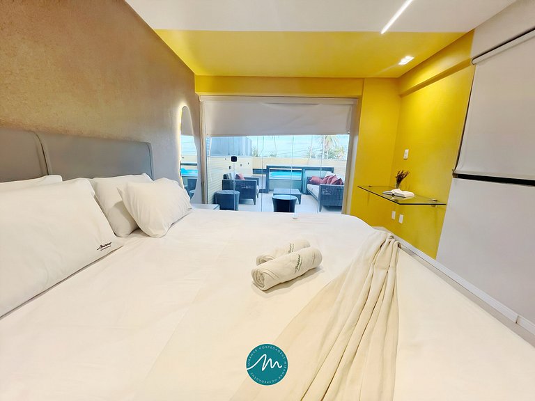 Apart.c/Terraço e Piscina Privativa em Cabo Branco