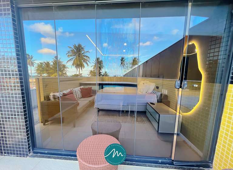 Apart.c/Terraço e Piscina Privativa em Cabo Branco