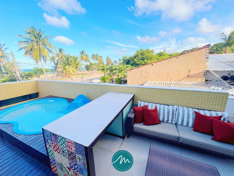 Apart.c/Terraço e Piscina Privativa em Cabo Branco