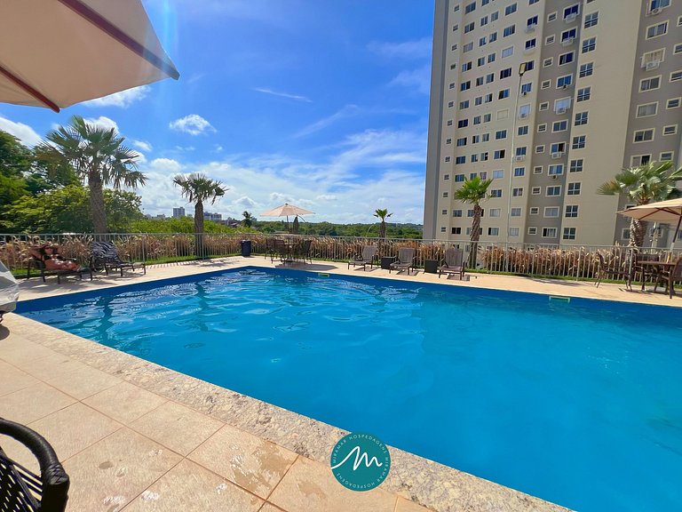 Apto de 2 quartos p/ famílias em João Pessoa