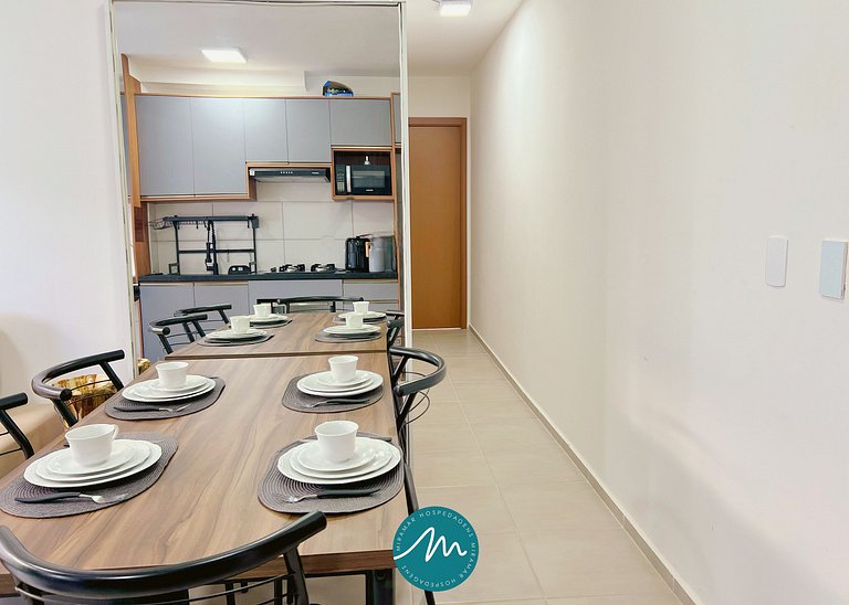 Apto de 2 quartos p/ famílias em João Pessoa