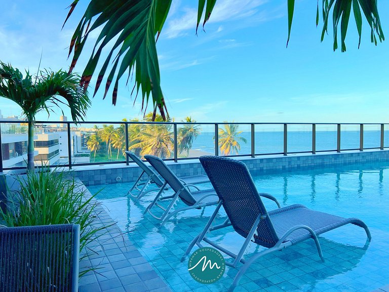 Apart.c/Varanda Vista Mar Lateral-Praia do Bessa