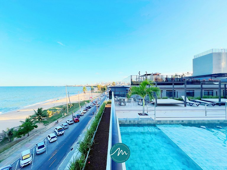 Apart.c/Varanda Vista Mar Lateral-Praia do Bessa