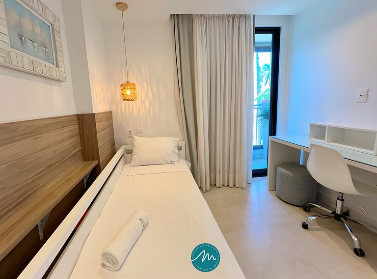 Apart.c/Varanda Vista Mar Lateral-Praia do Bessa