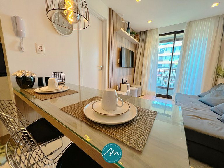 Apart.c/Varanda Vista Mar Lateral-Praia do Bessa