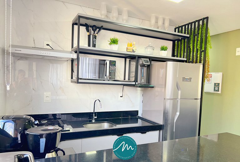 Flat p/ 4 pessoas em Manaíra -Miramar Hospedagens