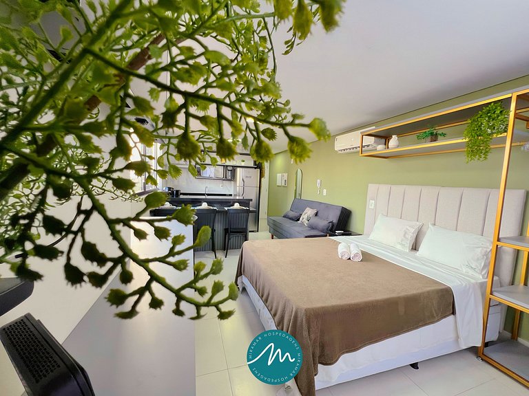 Flat p/ 4 pessoas em Manaíra -Miramar Hospedagens - MH