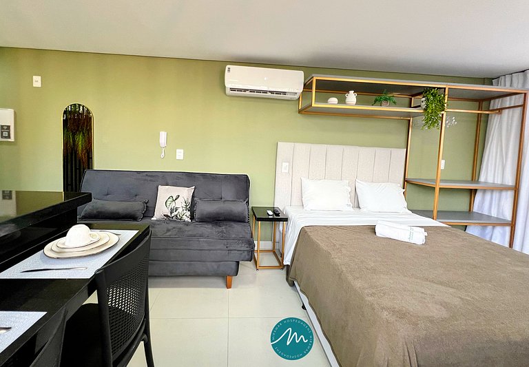 Flat p/ 4 pessoas em Manaíra -Miramar Hospedagens