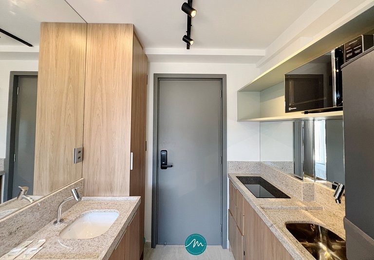 Flat p 2 pessoas no Garden Haus