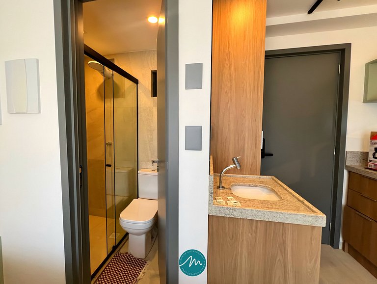 Flat p 2 pessoas no Garden Haus