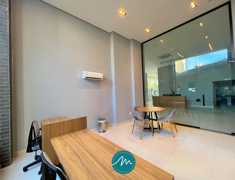 Flat p/ 4 pessoas em Manaíra -Miramar Hospedagens - MH