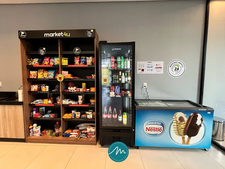 Flat p/ 4 pessoas em Manaíra -Miramar Hospedagens - MH