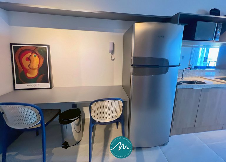 Apart. P/ Família com Varanda Frente Mar