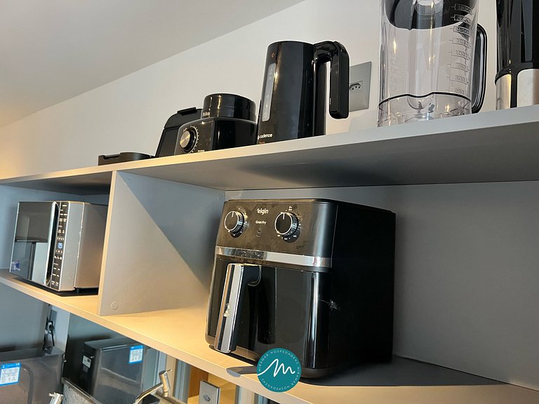 Ideal p/ Família com Varanda Frente Mar (MH)