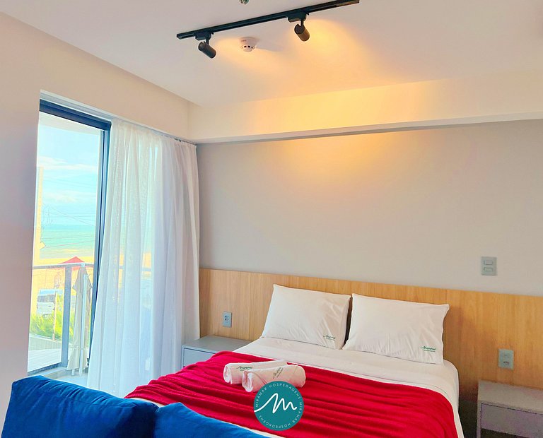 Ideal p/ Família com Varanda Frente Mar (MH)