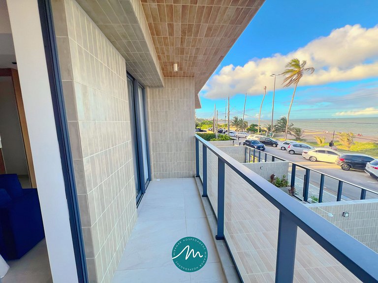 Ideal p/ Família com Varanda Frente Mar (MH)