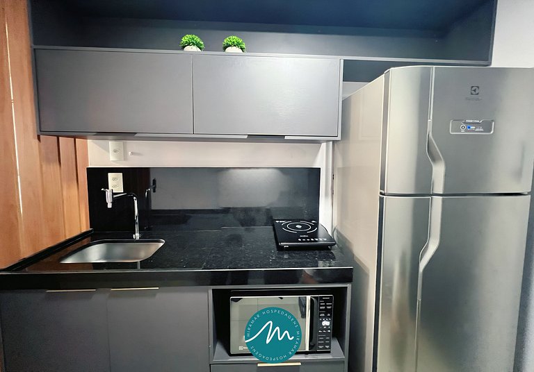 Flat Moderno para 3 pessoas em Tambaú - MH