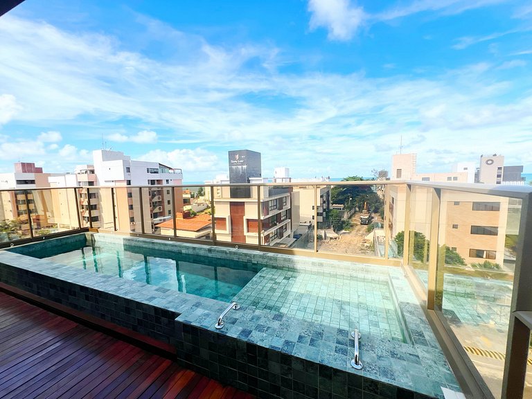 Flat c/ Banheira no Terraço - MH