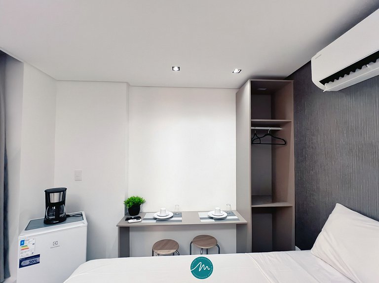 Flat p/ 2 pessoas no Stay Jardim - MH