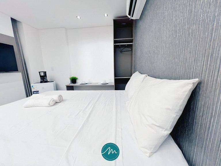 Flat p/ 2 pessoas no Stay Jardim - MH