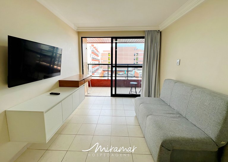 Ap para 3 pessoas no Cabo Branco