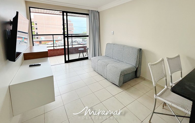 Ap para 3 pessoas no Cabo Branco