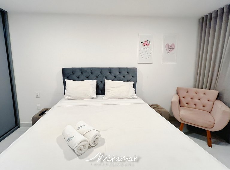 Conforto no Cabo Branco/2 Quartos, Próximo à Praia