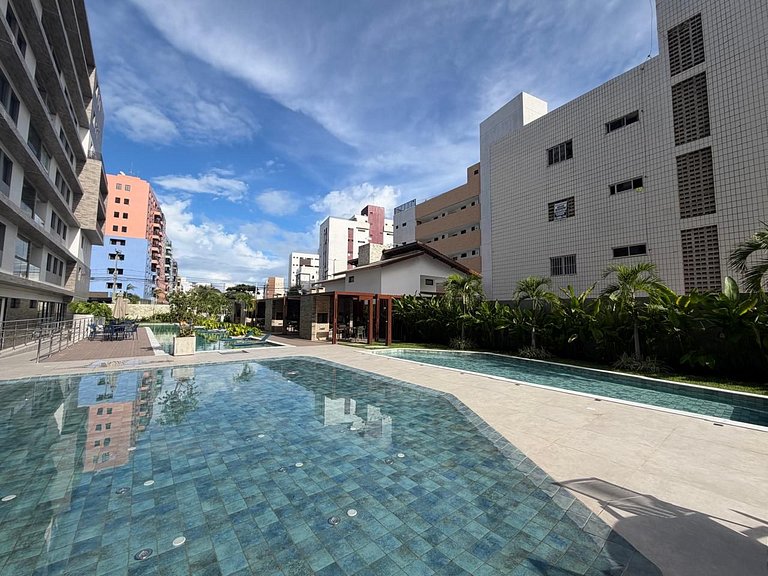 Ap de dois quartos em Ponta de Campina (MH)