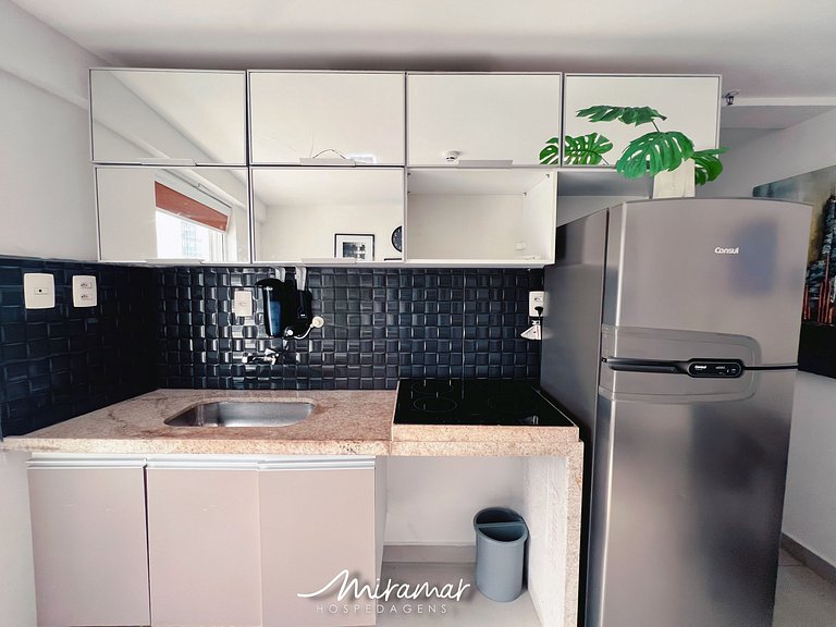 Apart. Família 250 metros da praia de Tambaú (MH)