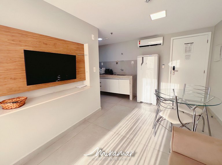 Flat Equipado para 2 hosp pertinho da praia (MH)