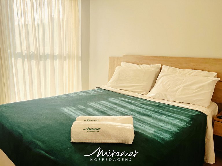 Flat Equipado para 2 hosp pertinho da praia (MH)