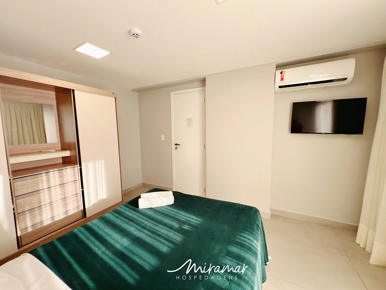 Flat Equipado para 2 hosp pertinho da praia (MH)