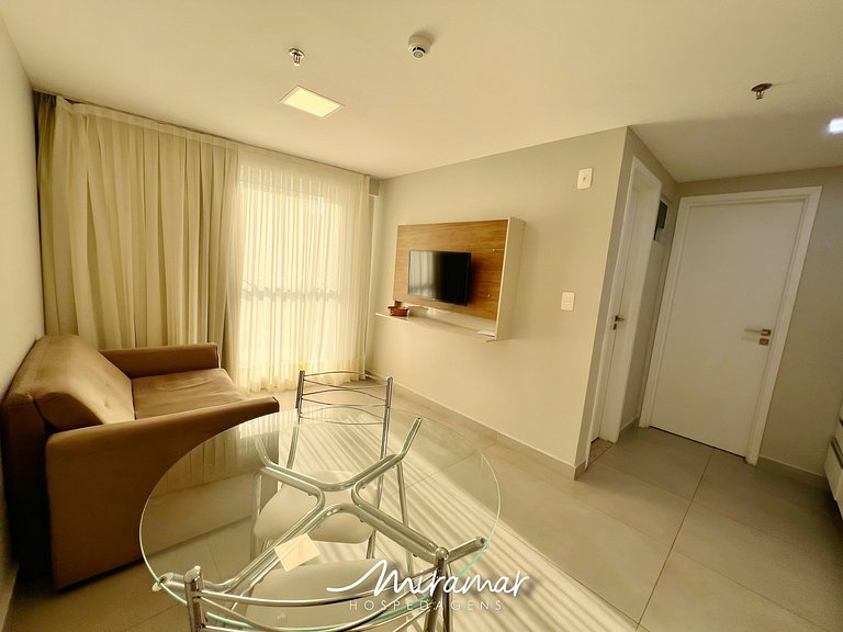 Flat Equipado para 2 hosp pertinho da praia (MH)