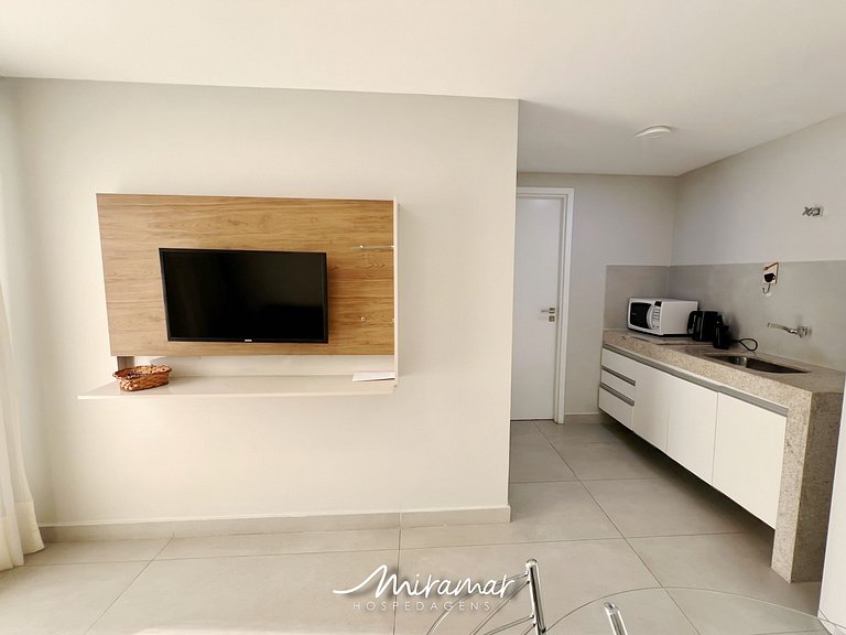 Flat Equipado para 2 hosp pertinho da praia (MH)