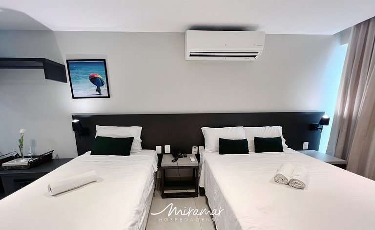 Flat para até 3 Pessoas em Tambaú (MH)