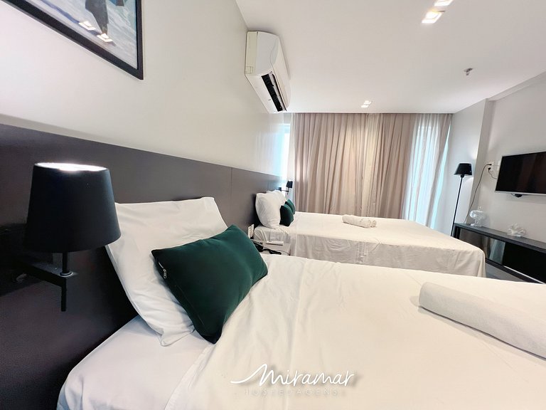 Flat para até 3 Pessoas em Tambaú (MH)