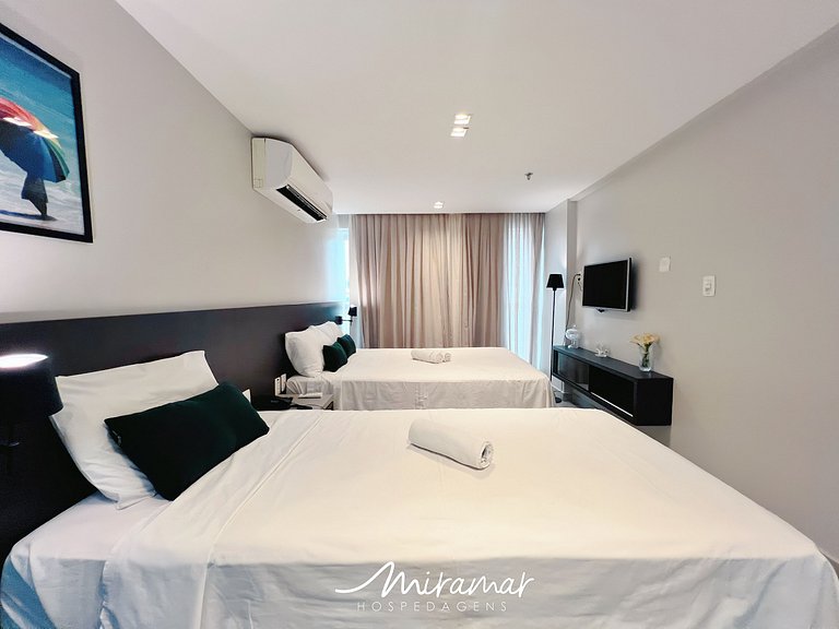 Flat para até 3 Pessoas em Tambaú (MH)