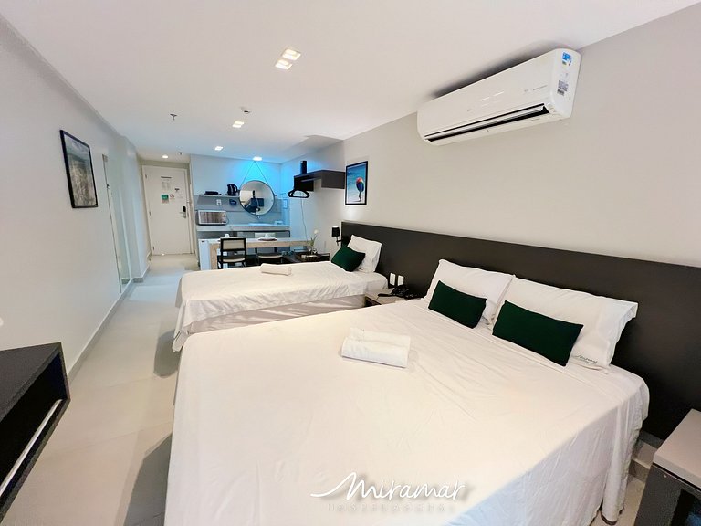 Flat para até 3 Pessoas em Tambaú (MH)